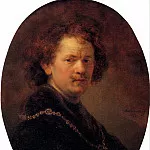 REMBRANDT HARMENS VAN RHEIN – Self-portrait without a hat, Louvre (Paris)