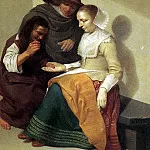 DEYSTER WILLEM CORNELIS – The fortune teller, Louvre (Paris)