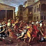 NICHOLAS POUSSIN – The Rape of the Sabine Women, Louvre (Paris)