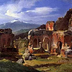 MISHALON ASHIL ETNA – The ruins of the theater in Taormina , Louvre (Paris)