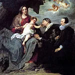 VAN DYCK ANTONIS – Mary with the Christ child and donors, Louvre (Paris)