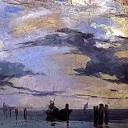 BONINGTON RICHARD PARKS – View of the lagoon near Venice, Louvre (Paris)