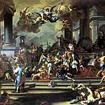 SOLIMENA FRANCESCO – Heliodor being expelled from the temple, Louvre (Paris)