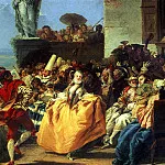 TIEPOLO GIOVANNI DOMENICO – Carnival Scene, or Minuet, Louvre (Paris)