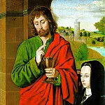 HEY ZHAN – Anne of France, Duchess of Bourbon with patron saint John the Evangelist, Louvre (Paris)