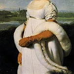 INGR JEAN AUGUST DOMINIC – Mademoiselle Caroline Riviere, Louvre (Paris)