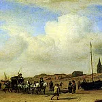 VAN DE VELDE ADRIAN – Motorcade in Scheveningen, Louvre (Paris)