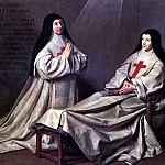 CHAMPAIN PHILIPPE DE – Abbess, mother of Catherine Agnès Arnaud, and sister of Catherine de Saint-Suzan. By vow, Louvre (Paris)