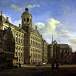 VAN DER HEYDEN JAN – Cathedral and new city hall in Amsterdam, Louvre (Paris)