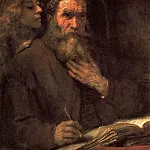 REMBRANDT – St. Matthew and the Angel, Louvre (Paris)