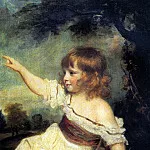 REYNOLDS JOSHUA – Portrait of Lady Jones as a child (, Louvre (Paris)