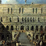 GUARDI FRANCESCO – Coronation of the Doge on the Staircase of the Giants in the Doge’s Palace, Louvre (Paris)