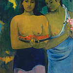 Две таитянские женщины, Поль Гоген