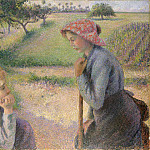 Две молодые крестьянки, Камиль Писсарро