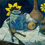 Натюрморт с чайником и фруктами, Поль Гоген