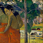 Три таитянские женщины, Поль Гоген
