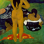 Купающиеся таитянские женщины, Поль Гоген