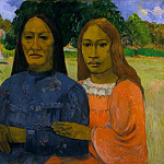 Две женщины, Поль Гоген