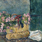 Натюрморт с горными розами в корзине, Поль Гоген