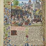 A097L The Battle of Neville's Cross in 1346, Froissart’s Chronicles