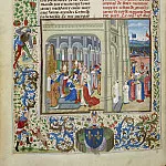 A284L The Coronation of Charles V and Joan of Bourbon in Reims in 1364, Froissart’s Chronicles