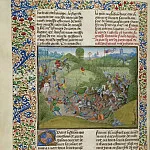 C062L The Battle of Alibarotta between the Portuguese and the Castilians in 1385, Froissart’s Chronicles