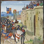 A033L Anglo-Scots War – Edward III at the walls of Berwick, Froissart’s Chronicles