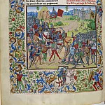 B275L The Battle of Dunkirk in 1383 , Froissart’s Chronicles