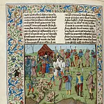 D255L Sultan Bayazid I's massacre of the captured Crusaders after the battle of Nikopol in 1396, Froissart’s Chronicles