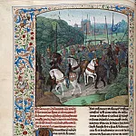 D153L The attack of the madness of Charles VI in the forest of Le Mans in 1392, Froissart’s Chronicles