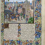 B171R Ludovic Malsky, Earl of Flanders, besieges Ghent in 1381, Froissart’s Chronicles