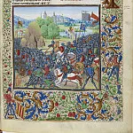 B256R The Battle of Rosebek in 1382 , Froissart’s Chronicles