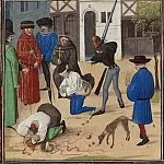 D040L The execution of Breton knights Pierre and Alain Roux, Froissart’s Chronicles