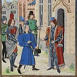 A115R Carl of Blois and a man from ZHugon, Froissart’s Chronicles