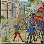 A410R The Siege of Brest by Bertrand du Géclain in 1373, Froissart’s Chronicles