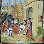 A009R The entrance of Isabel of France to Bristol, Froissart’s Chronicles