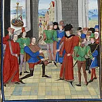 A013L Meeting of the King of Scotland Robert Bruce and Edward III, Froissart’s Chronicles