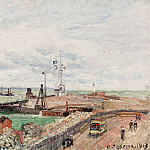 The Pier and the Semaphore of Havre, 1903, Камиль Писсарро