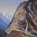 Lahul # 55 Berggezicht in de Himalaja , Roerich N.K. (Part 3)