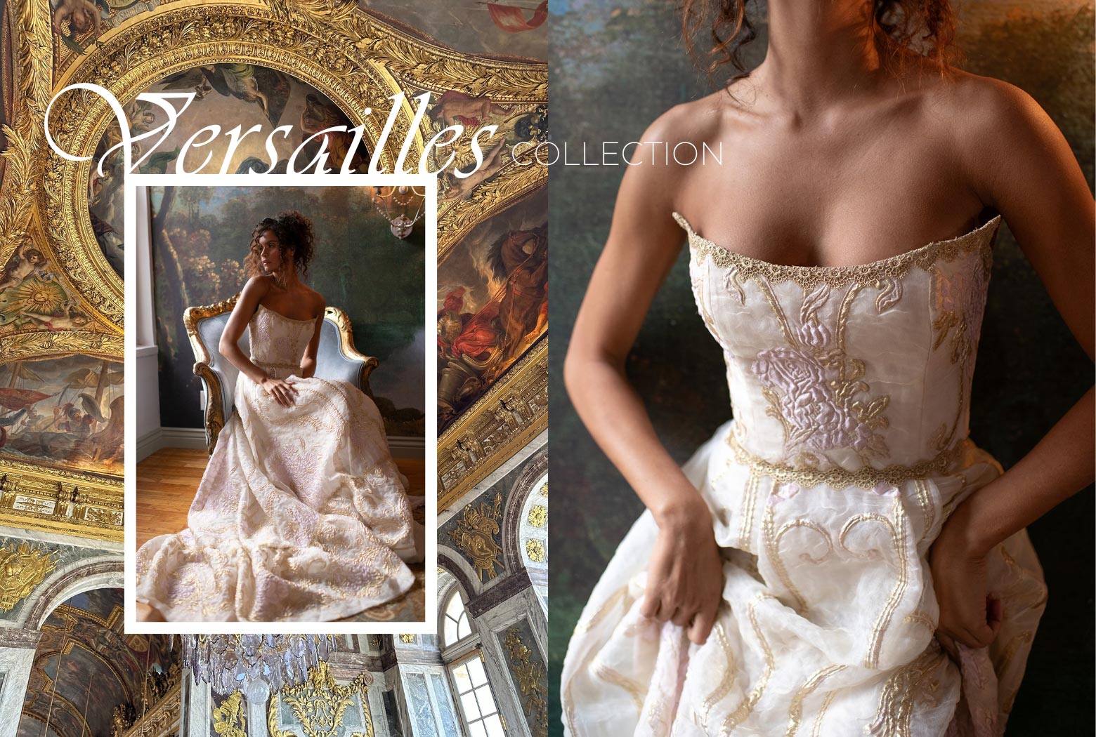 Versailles Wedding Dress Collection Featured Color Silk Organza