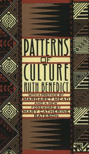 Patterns of culture by Ruth Benedict