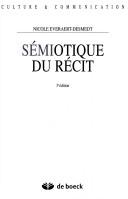 Sémiotique du récit by Nicole Everaert-Desmedt