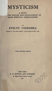 Mysticism by Evelyn Underhill