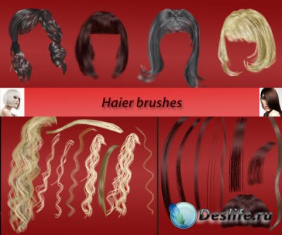     - Brushes of hair