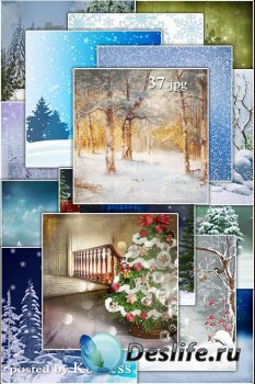 ,   jpg   - Winter and Christmas backgrounds for design