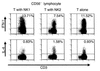 Intracellular staining of IFN-γ and IL-4 in T cells stimulated with PMA/ion