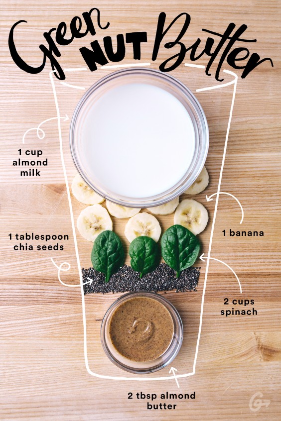 Green Nut Butter Smoothie