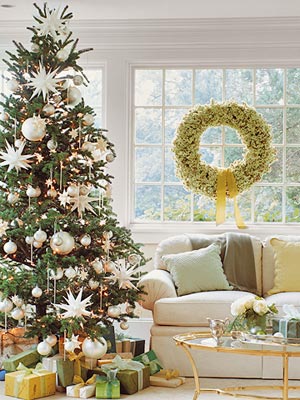 Tree in living room