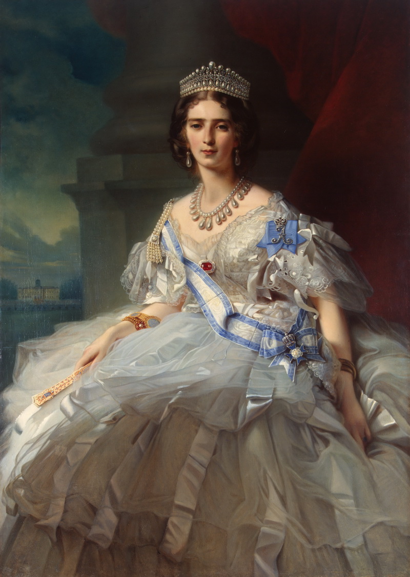 GJ-5816;0; Winterhalter, Francois Xavier. Portrait of Princess Tatyana ...