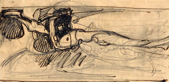 Mikhail-Vrubel-Fallen-Demon-1901-study (590x286, 329Kb)